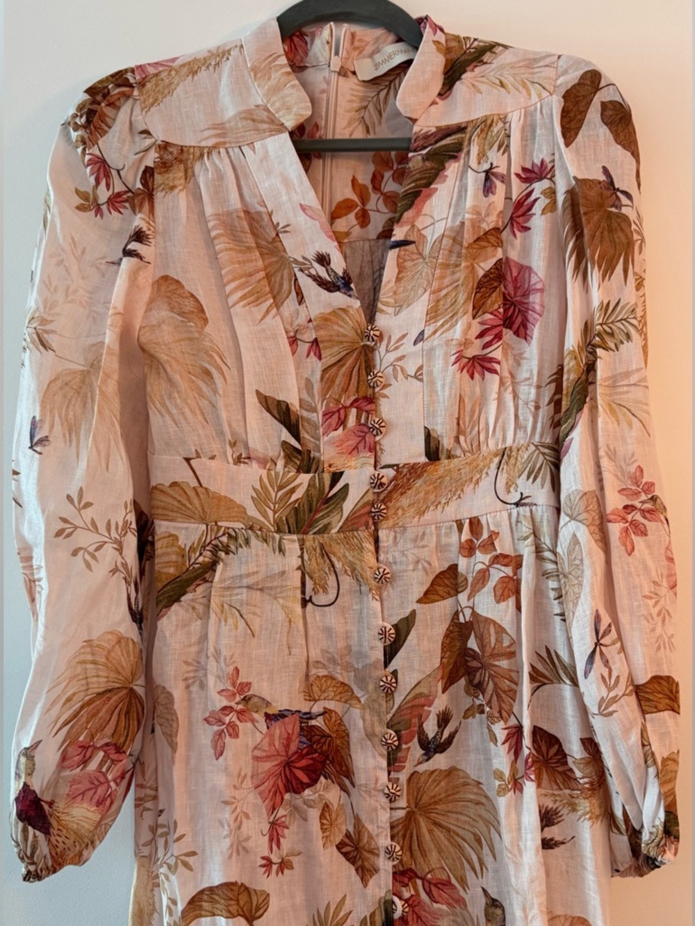 Zimmermann Long Sleeve Maxi Dress - Picture 3 of 8